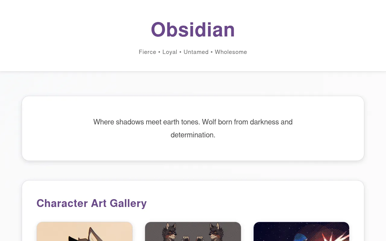 Screenshot of obsidianstripe.com
