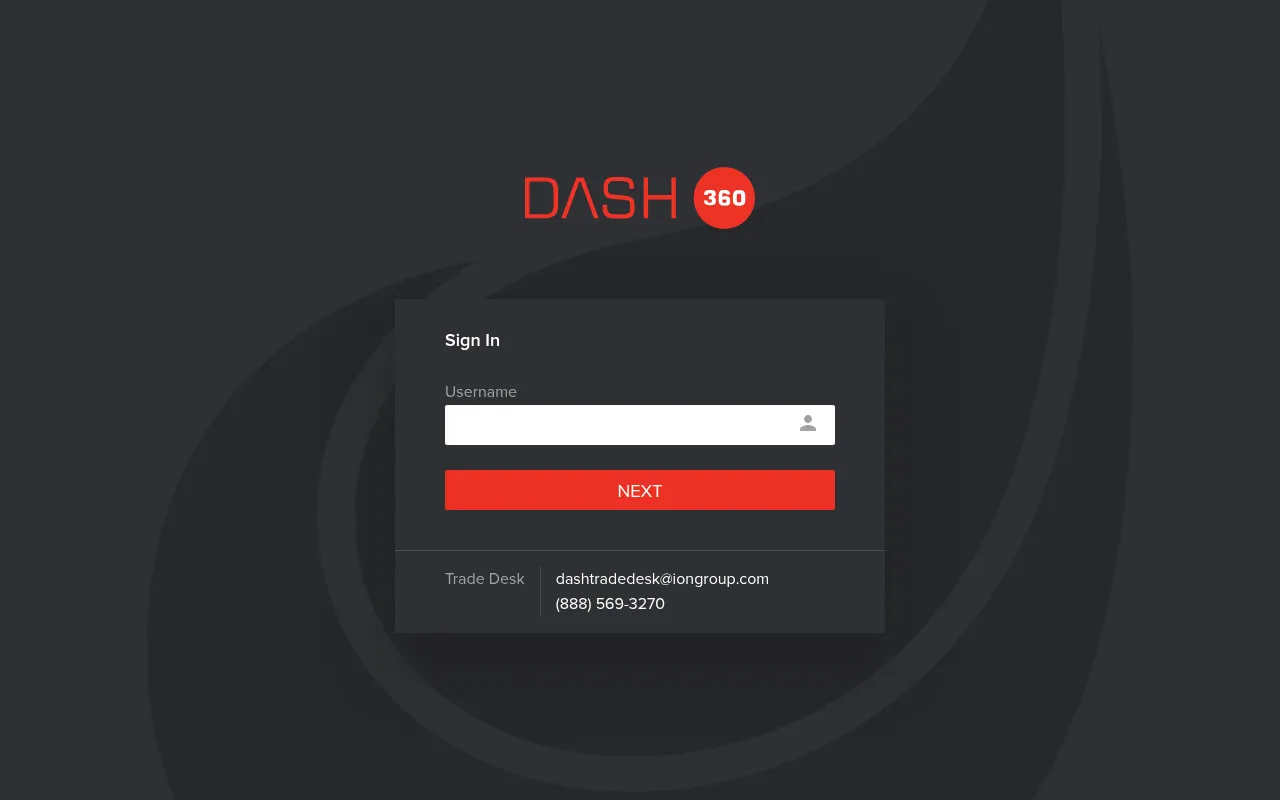 Screenshot of dash360.dashfinancial.com