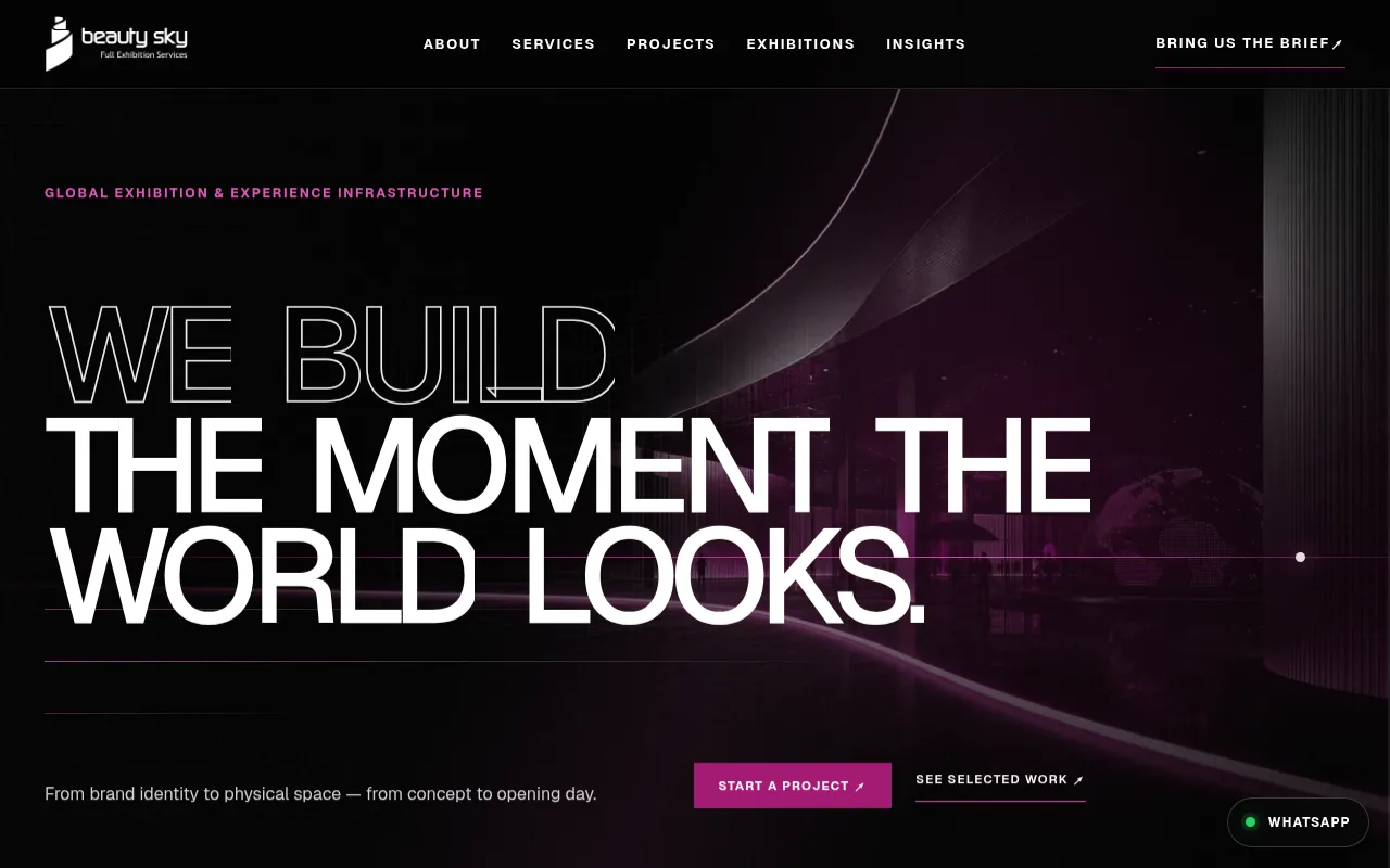 Screenshot of beautysky.ae
