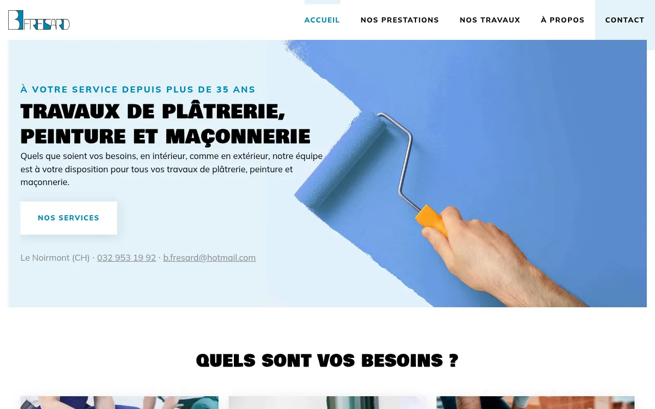 Screenshot of bfresard.ch