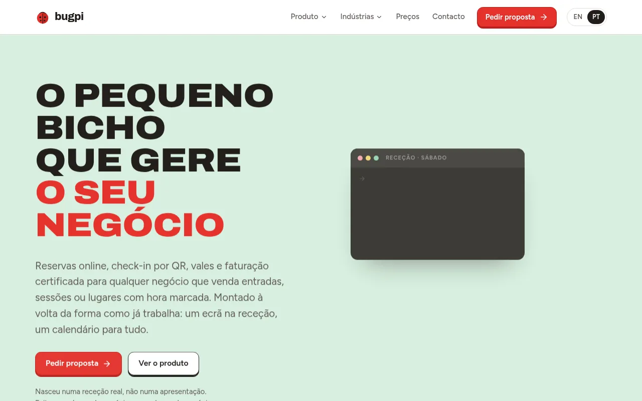 Screenshot of bugpi.com