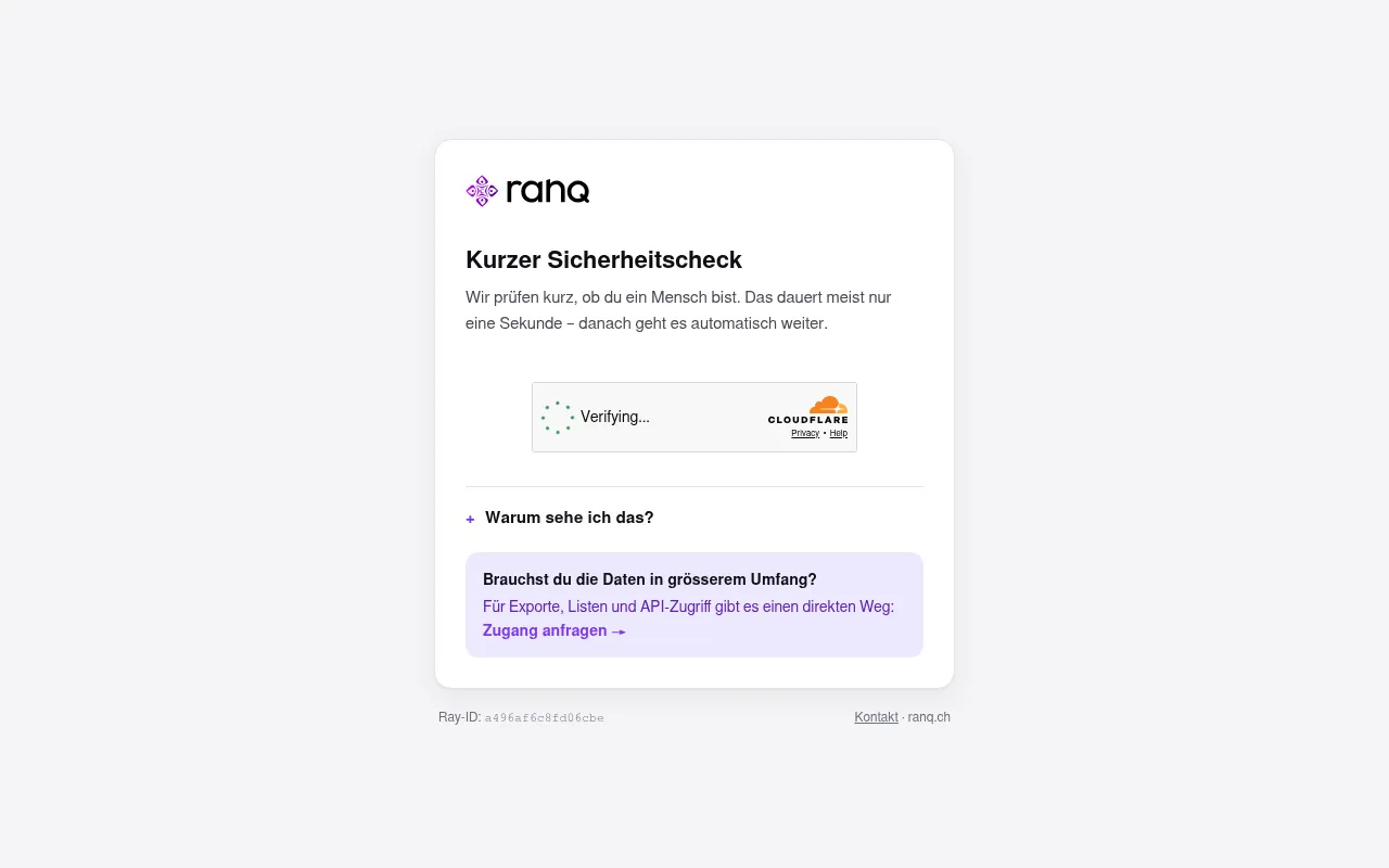 Screenshot of ranq.ch
