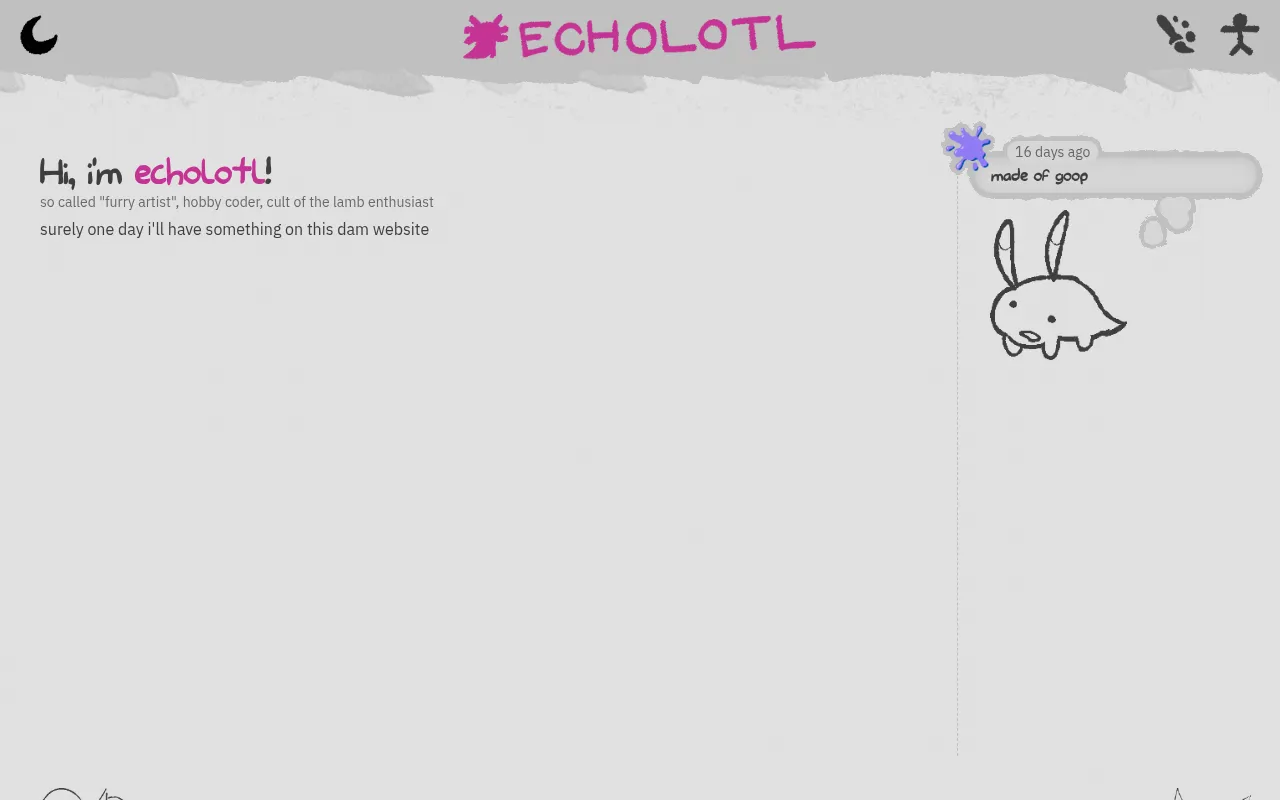 Screenshot of echolotl.lol