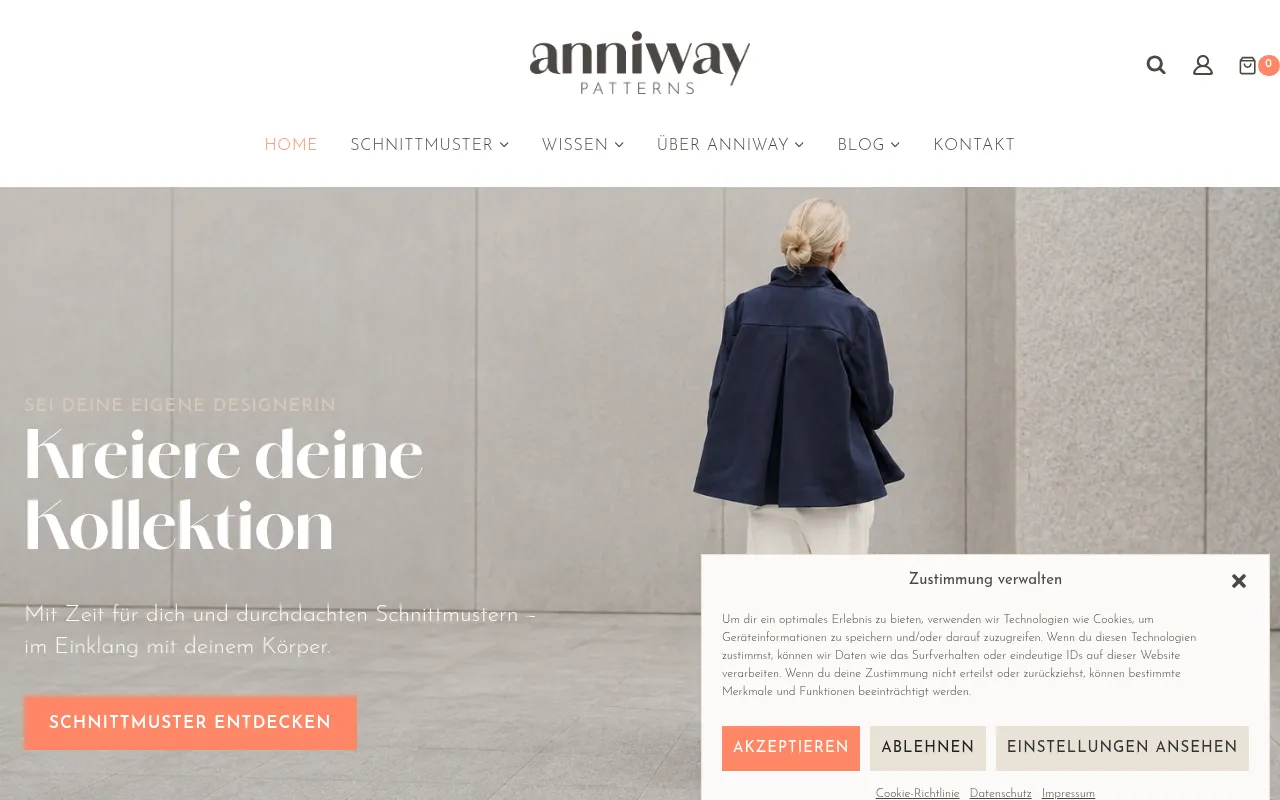 Screenshot of anniway-patterns.com
