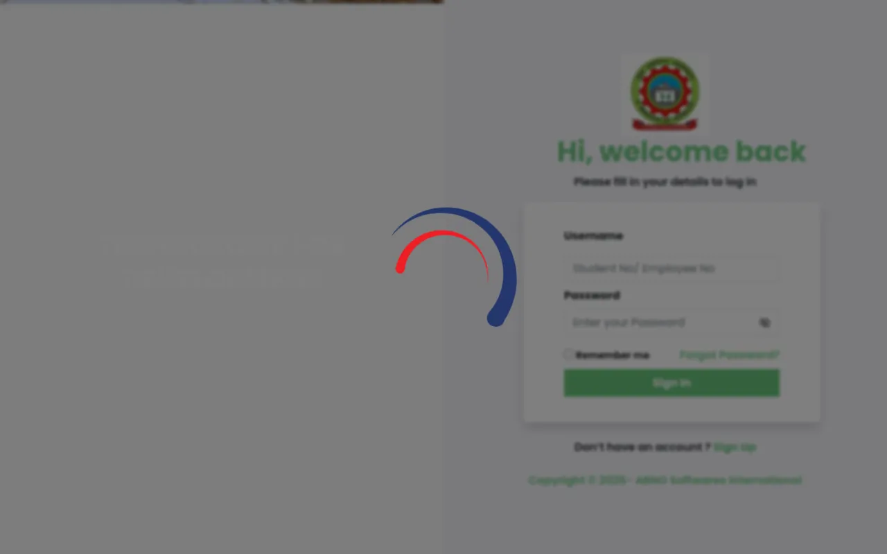 Screenshot of portal.jkuat.ac.ke