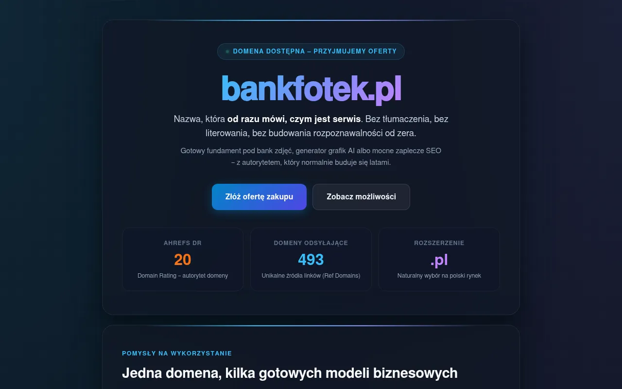 Screenshot of bankfotek.pl