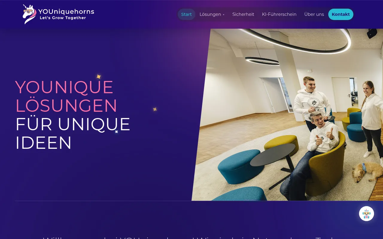 Screenshot of youniquehorns.com