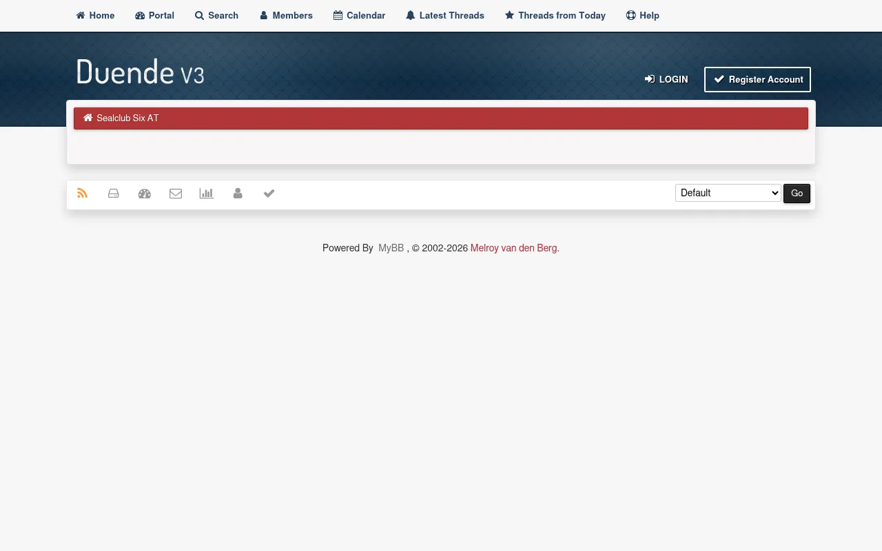 Screenshot of sealclubsix.net