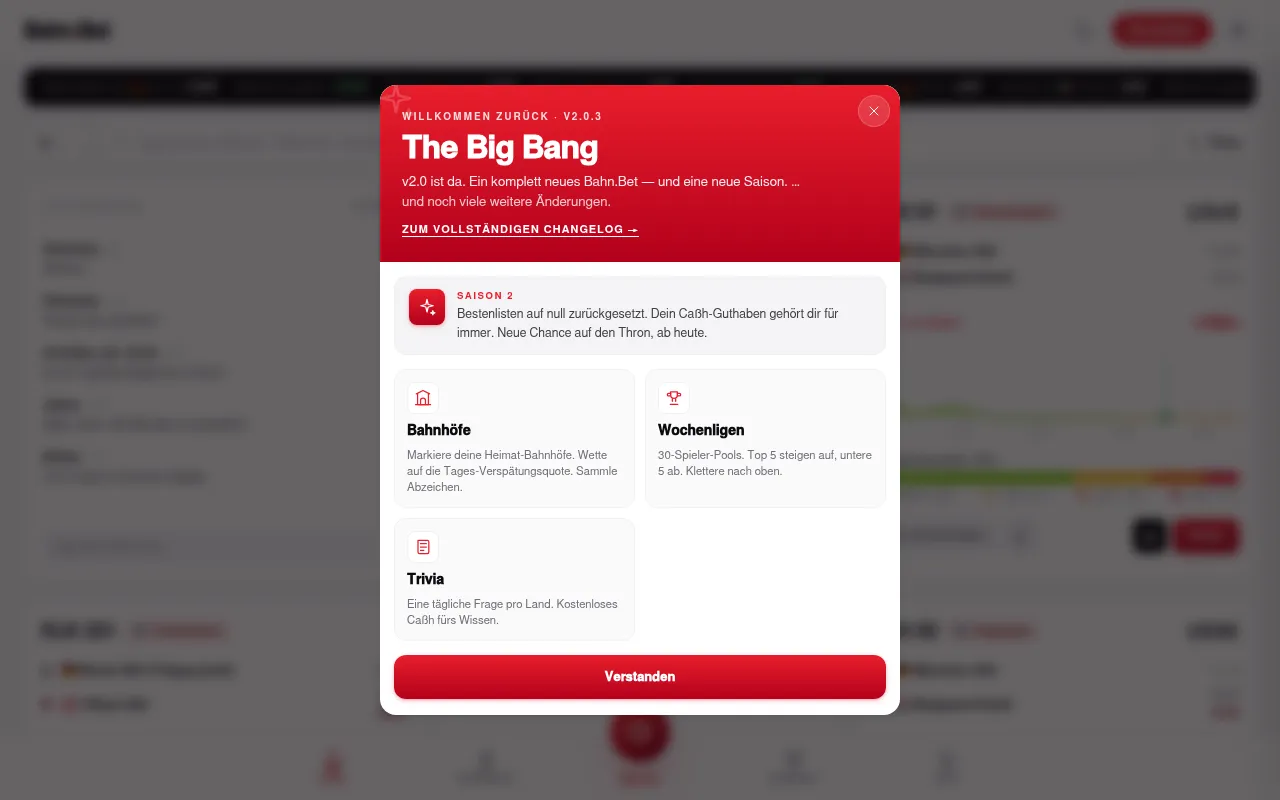 Screenshot of bahn.bet