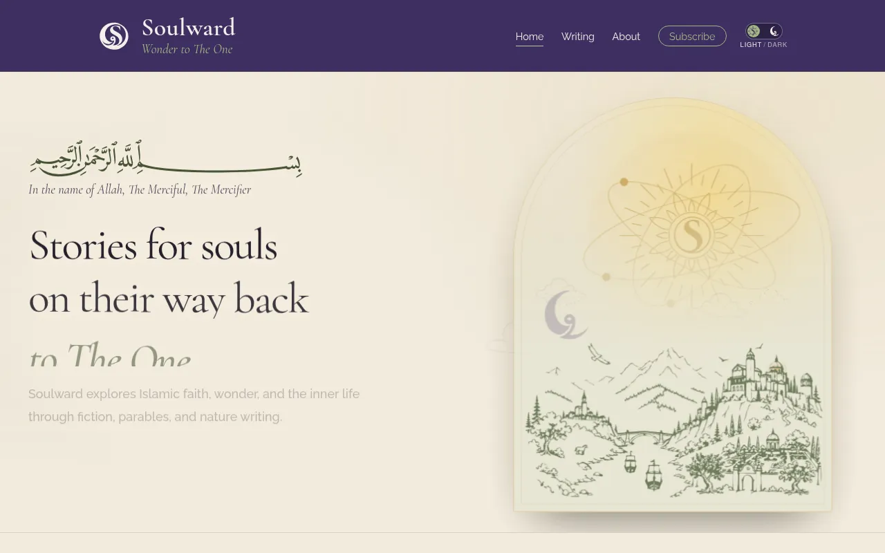 Screenshot of thesoulward.com