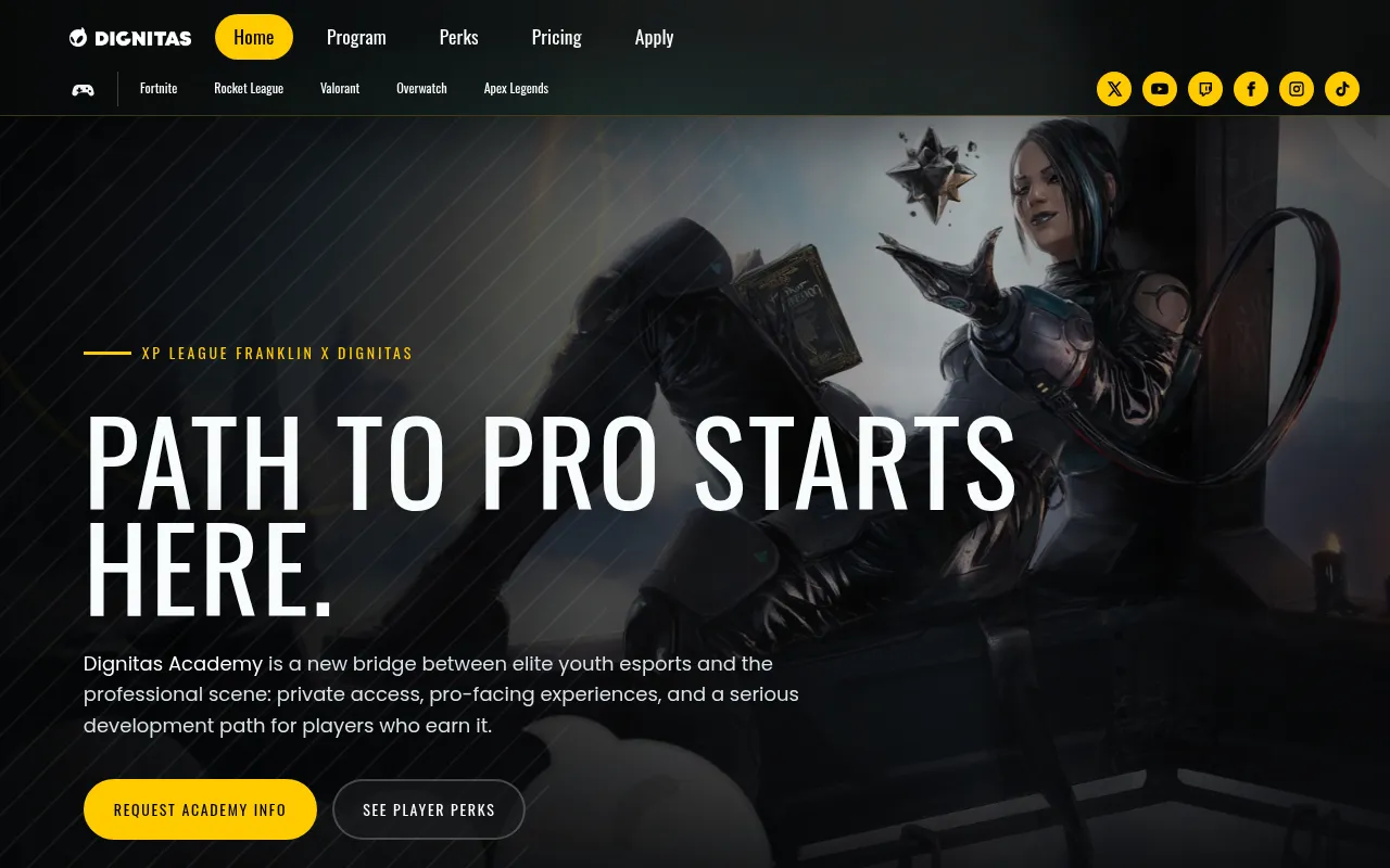 Screenshot of digacademy.gg