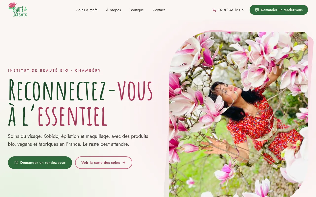 Screenshot of beaute-detente.net