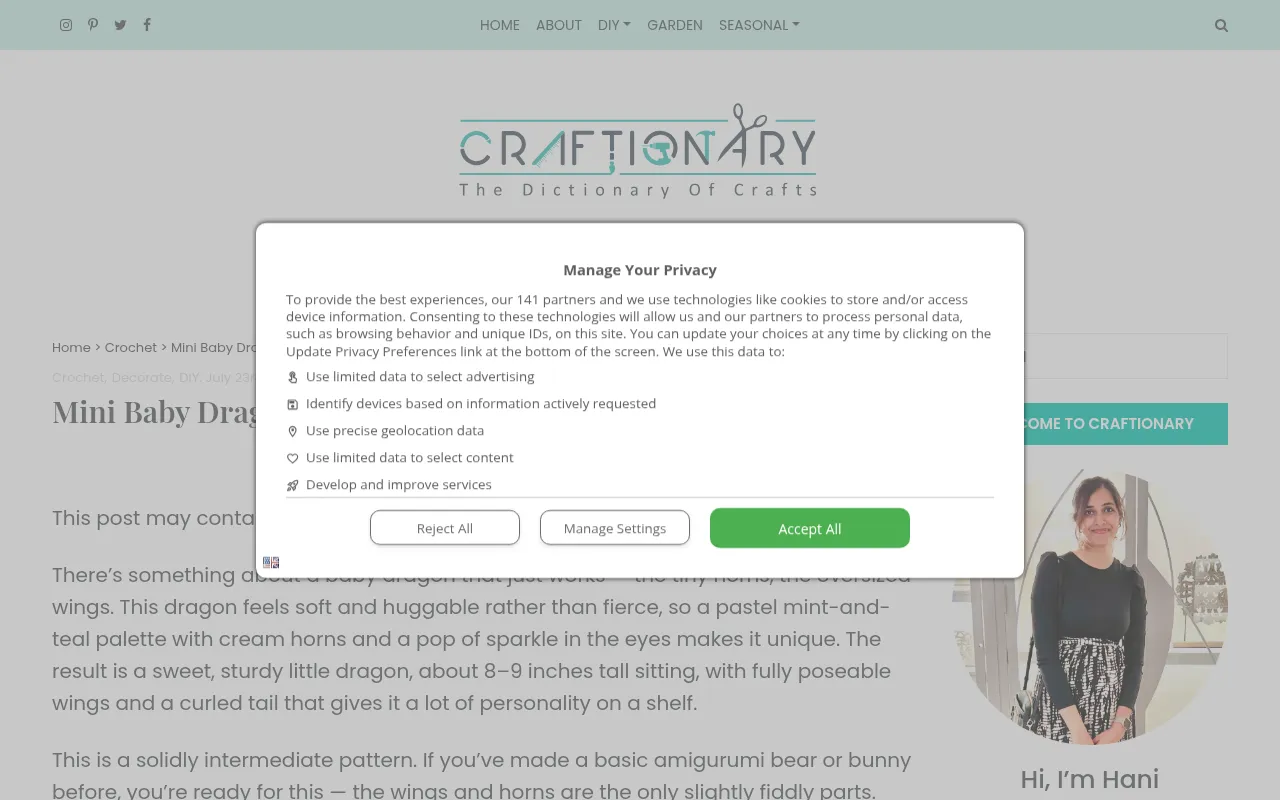 Screenshot of craftionary.net