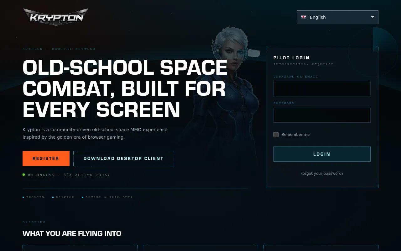 Screenshot of privatekrypton.com