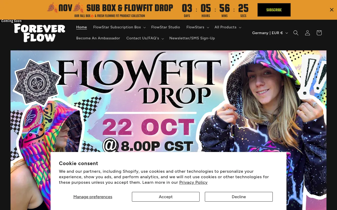 Screenshot of foreverflow.co