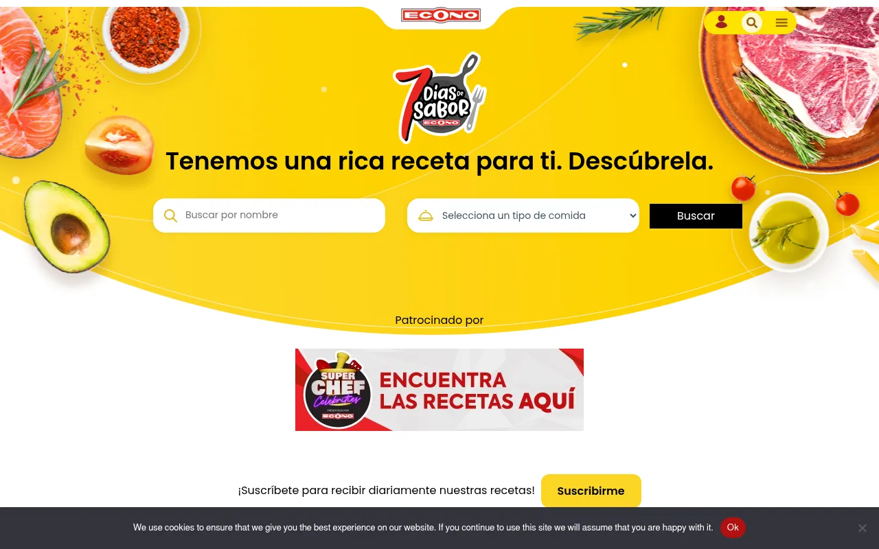 Screenshot of 7diasdesabor.com