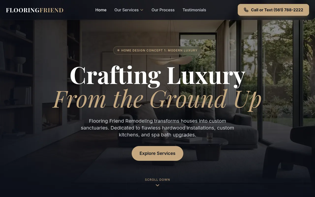 Screenshot of flooringfriendremodelingllc.com