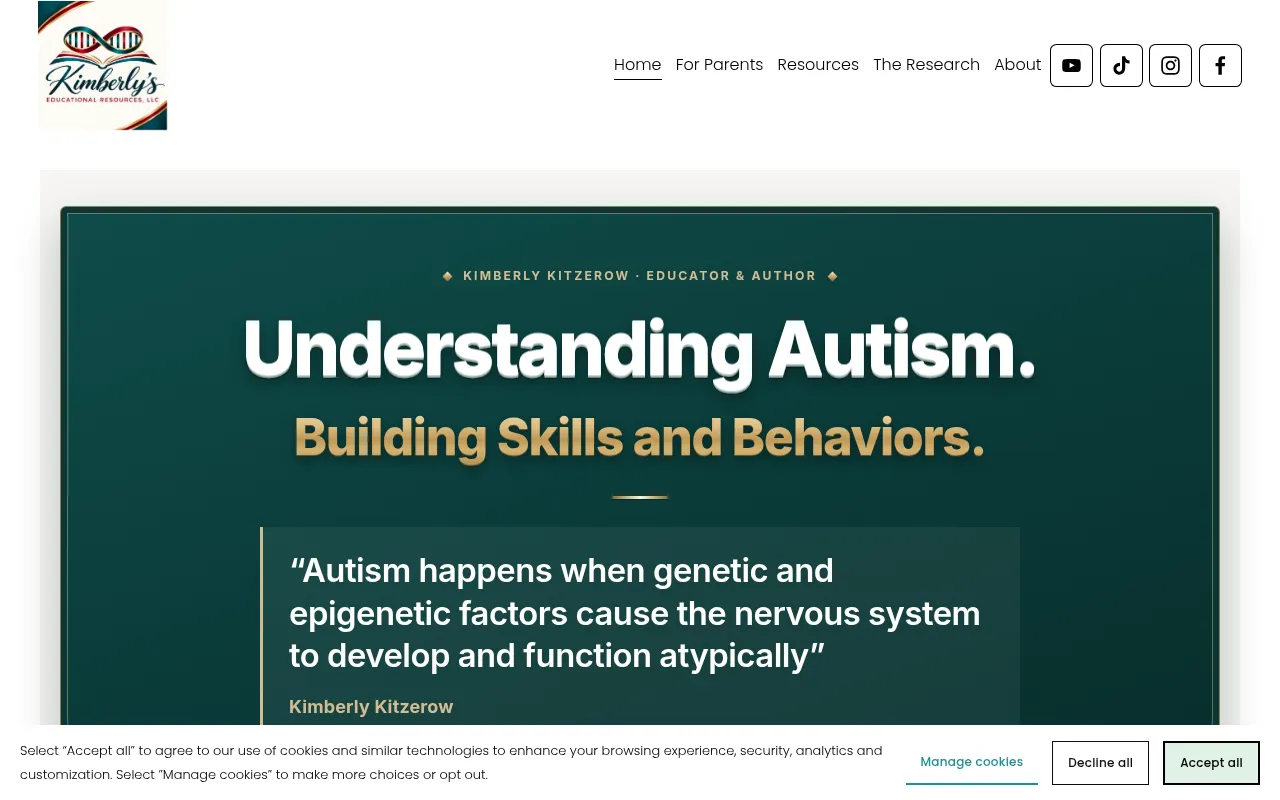 Screenshot of kimberlyedu.org