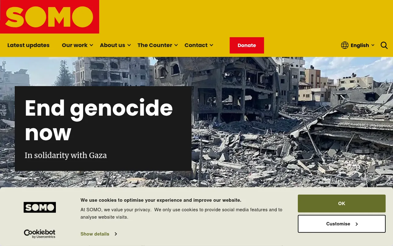 Screenshot of somo.nl