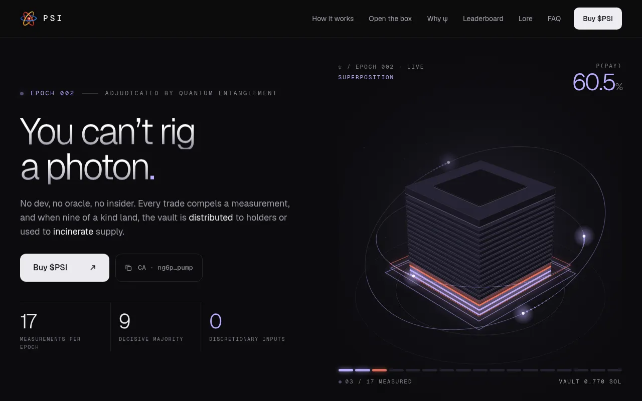 Screenshot of psiqlabs.fun