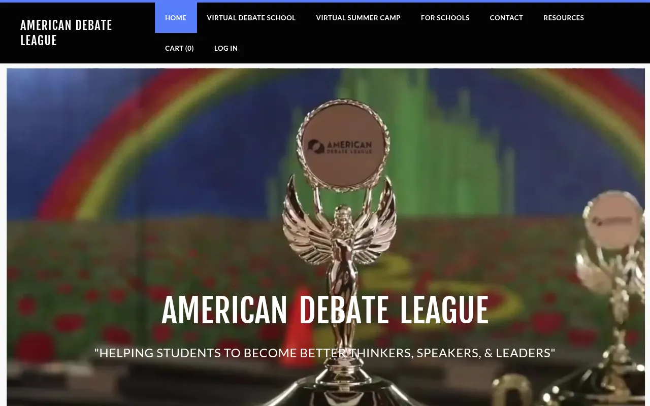 Screenshot of americandebateleague.org