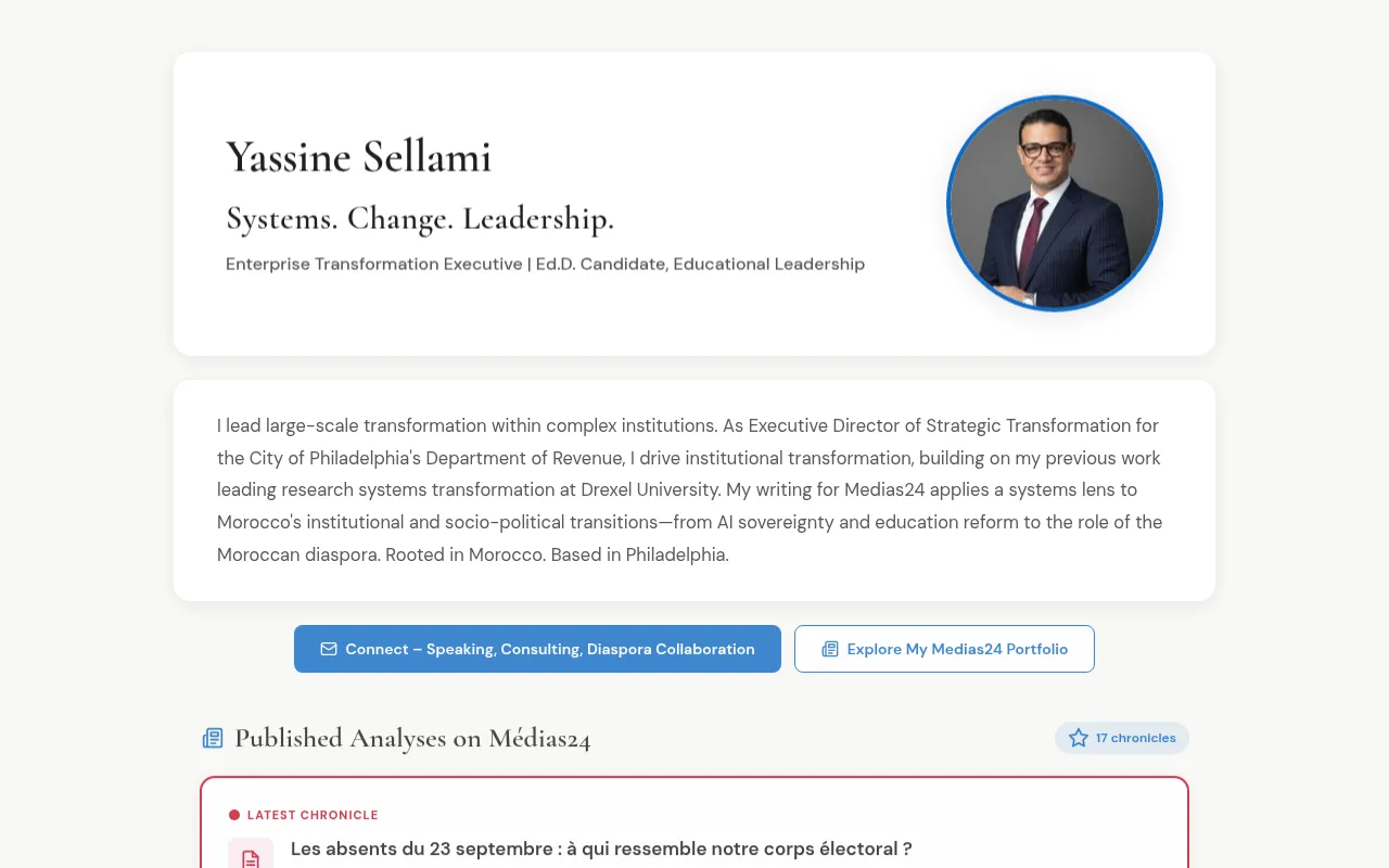 Screenshot of mylink.yassinesellami.com