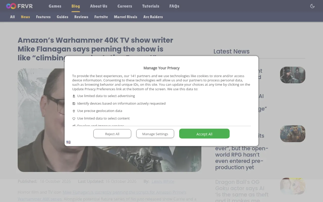 Screenshot of frvr.com
