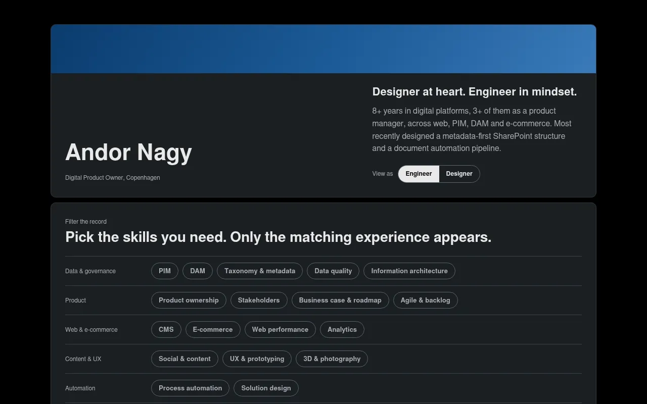 Screenshot of andornagy.dk