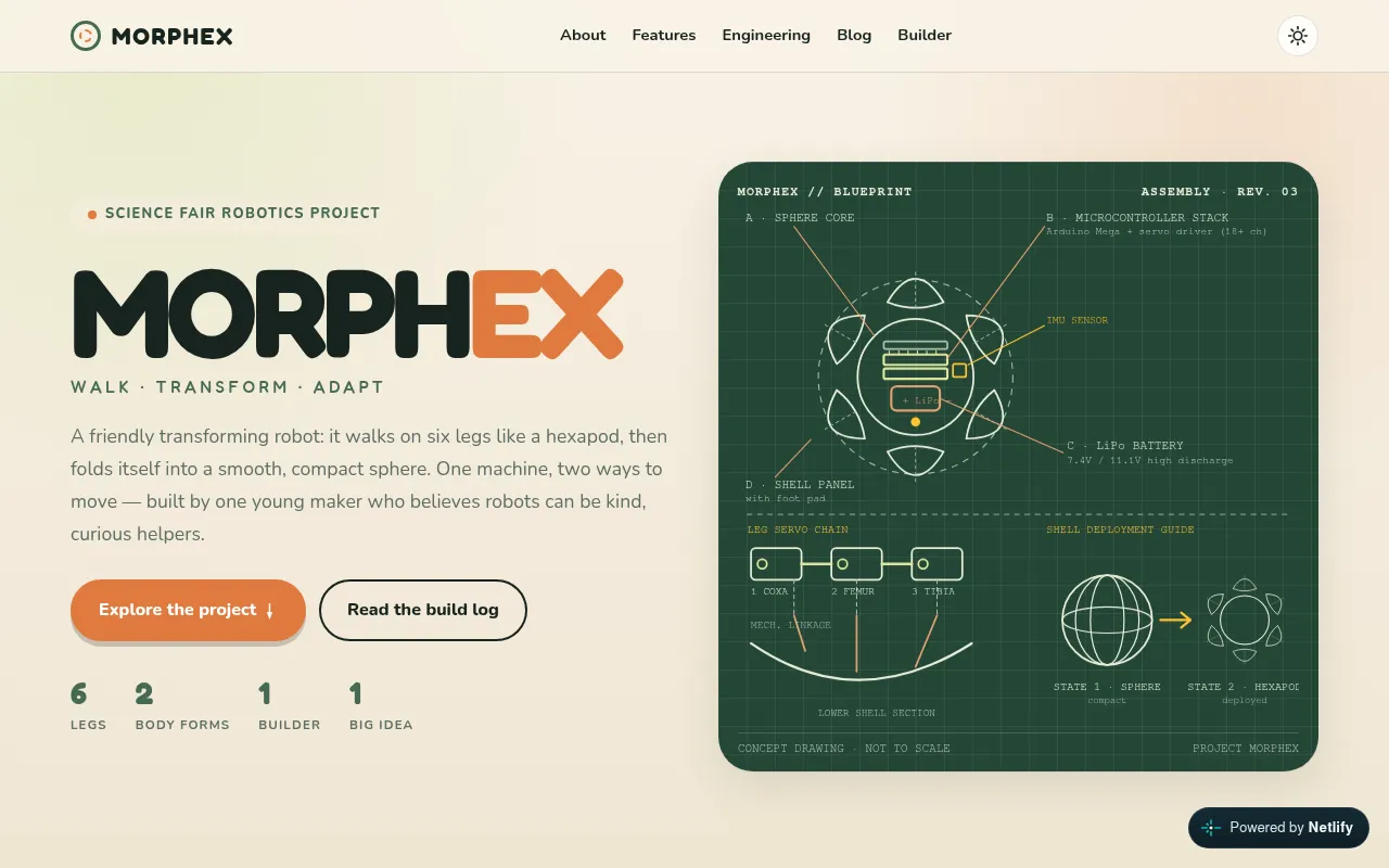 Screenshot of project-morphex.netlify.app