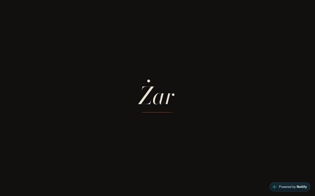 Screenshot of zar1.netlify.app