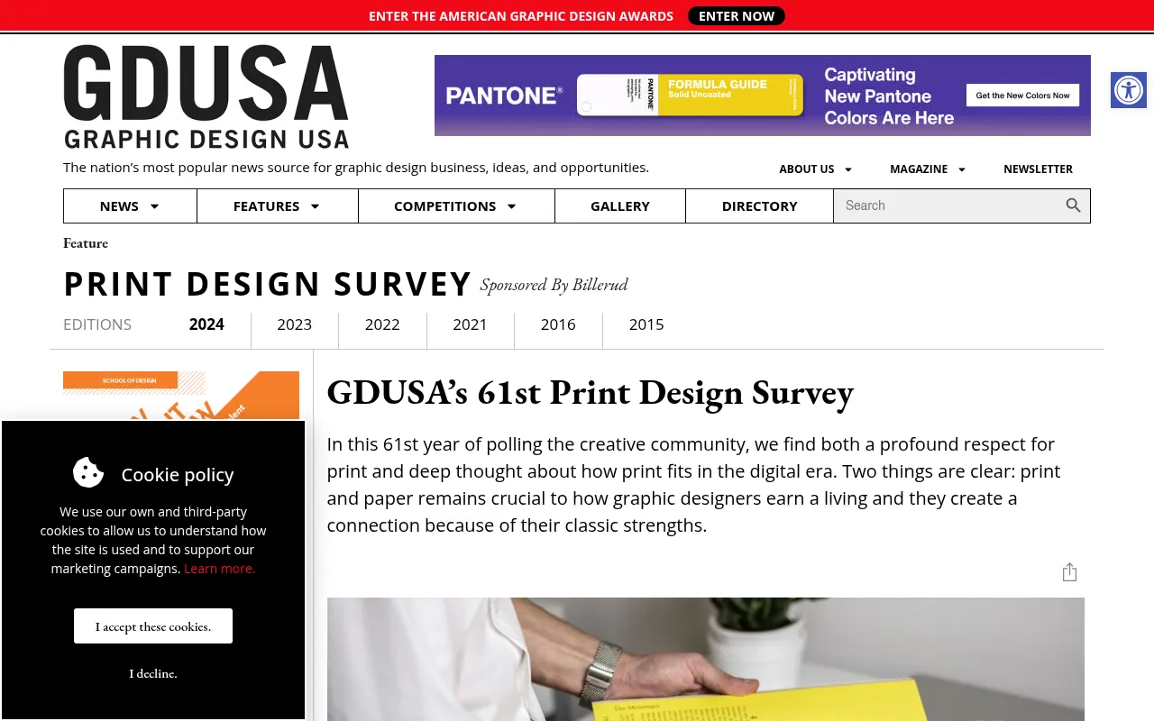 Screenshot of gdusa.com