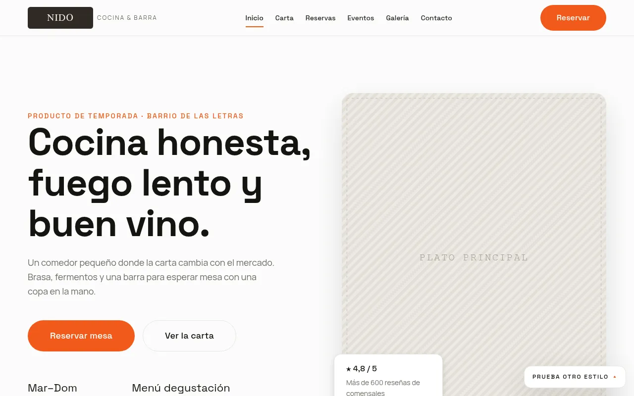 Screenshot of nido.growthnest.es