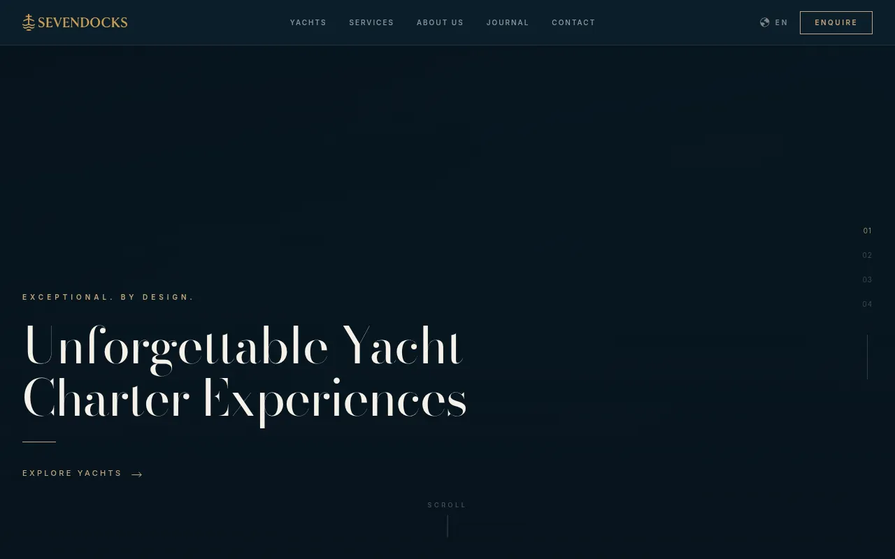 Screenshot of sevendocks.com