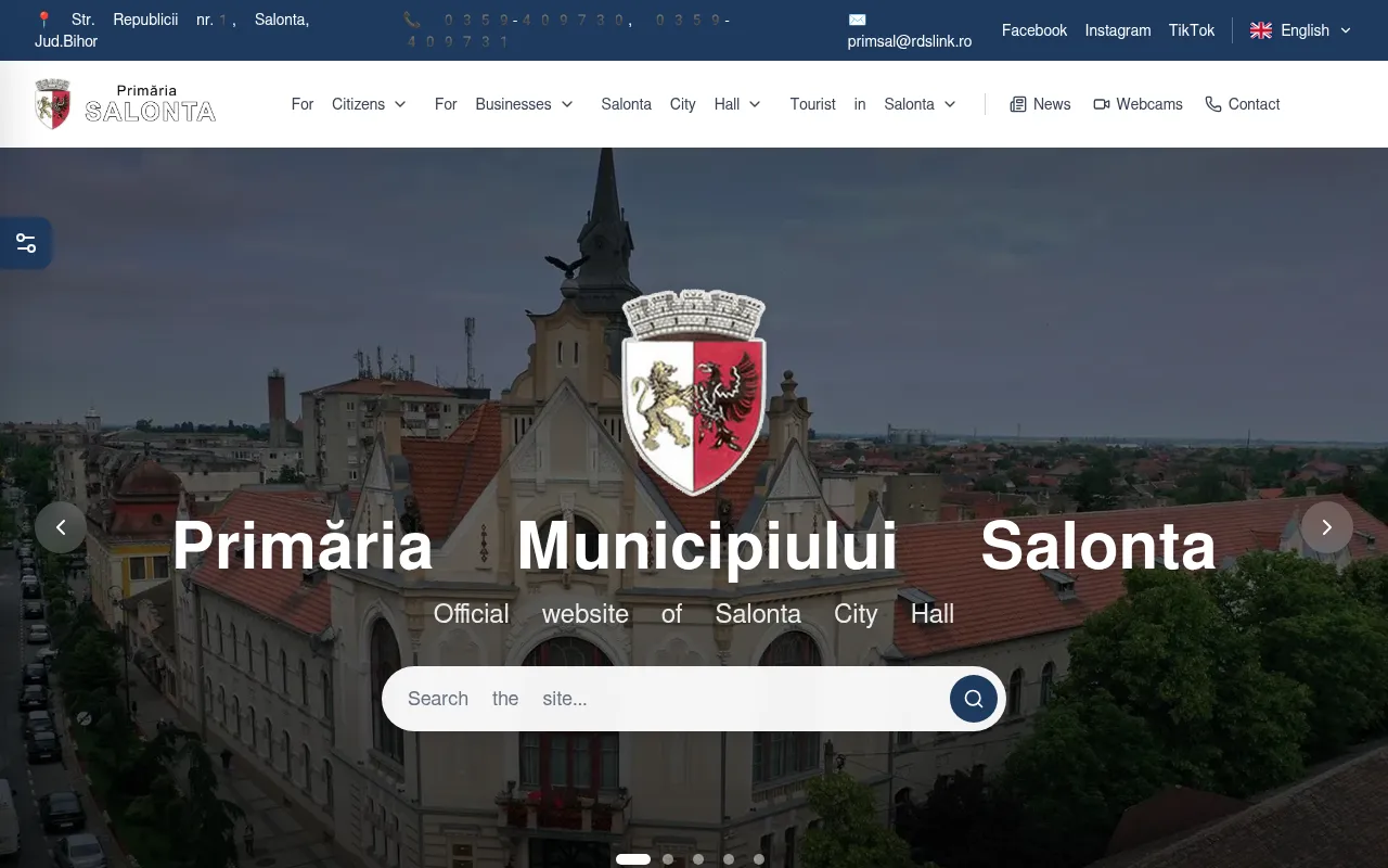 Screenshot of nou.salonta.net