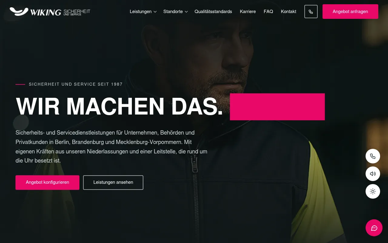 Screenshot of wiking-sicherheit.de