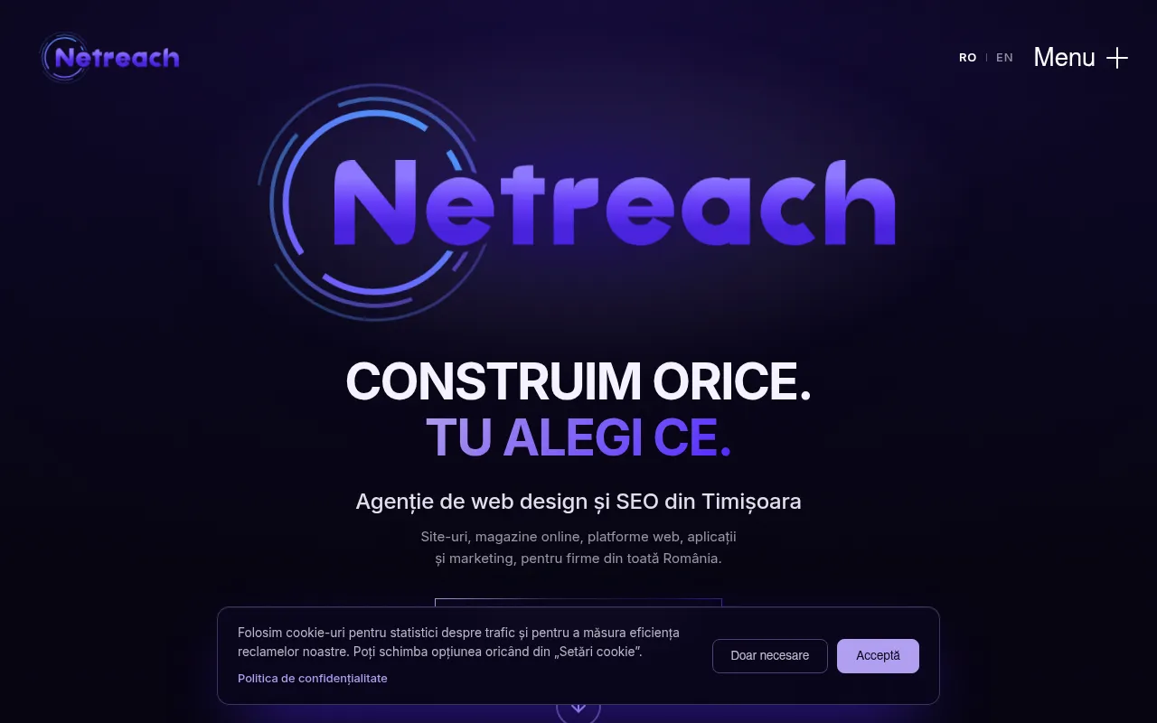 Screenshot of netreach.ro