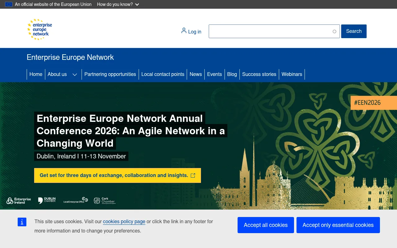 Screenshot of een.ec.europa.eu