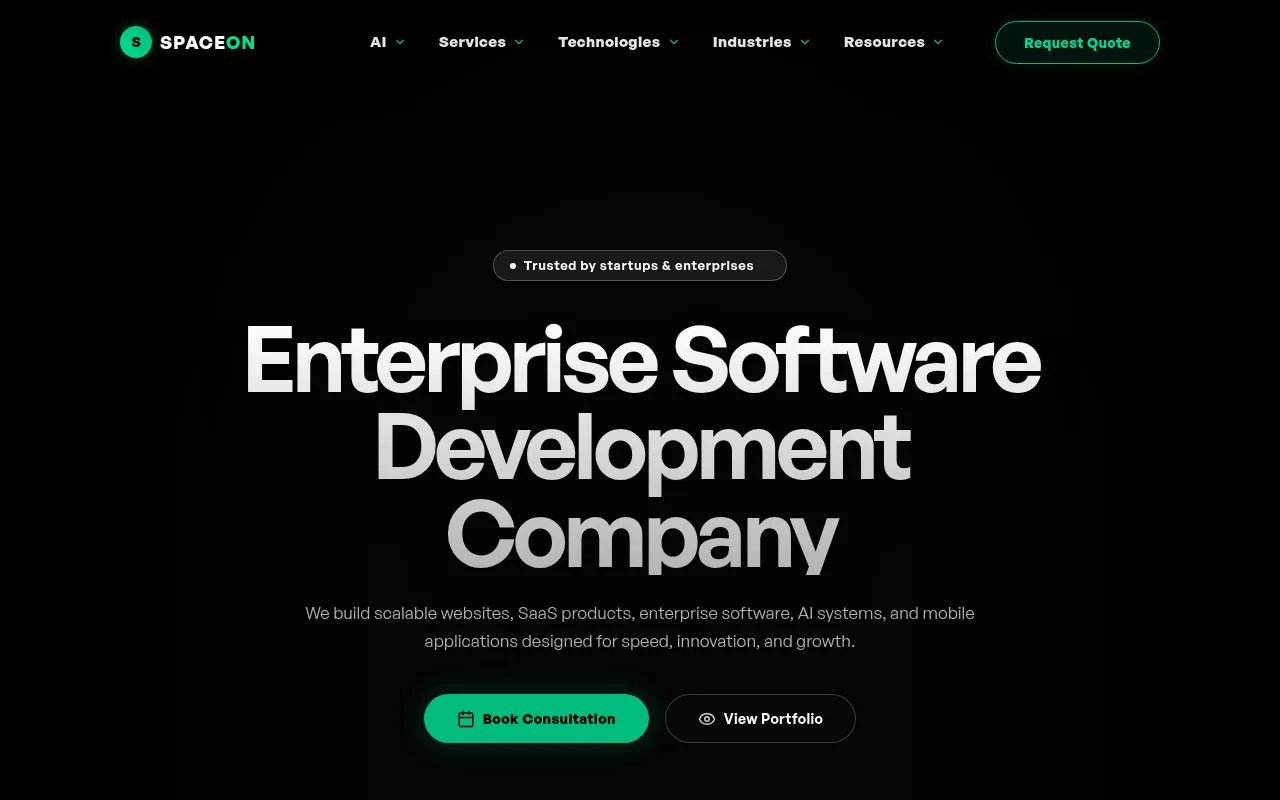 Screenshot of spaceon.in