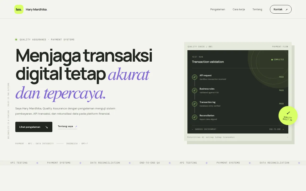 Screenshot of harymardhika.my.id