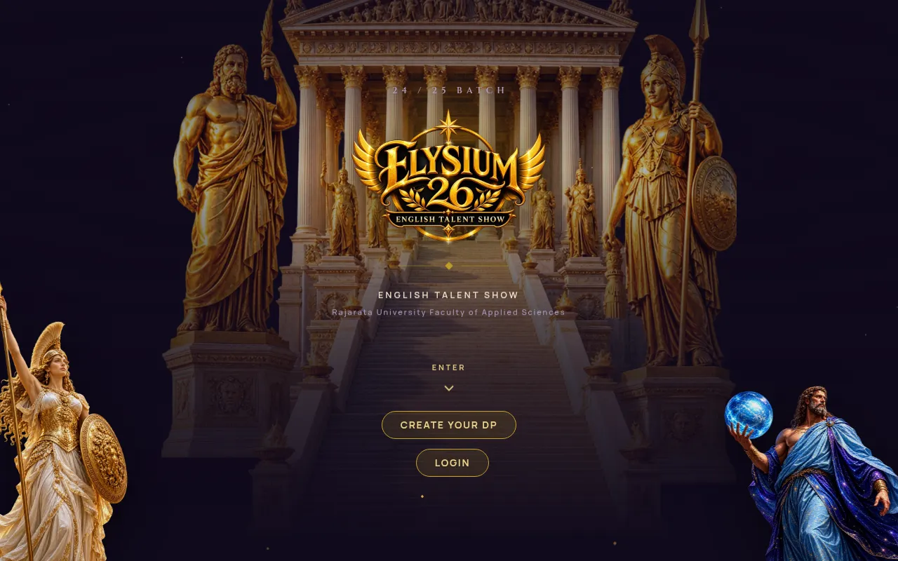 Screenshot of elysium26.netlify.app
