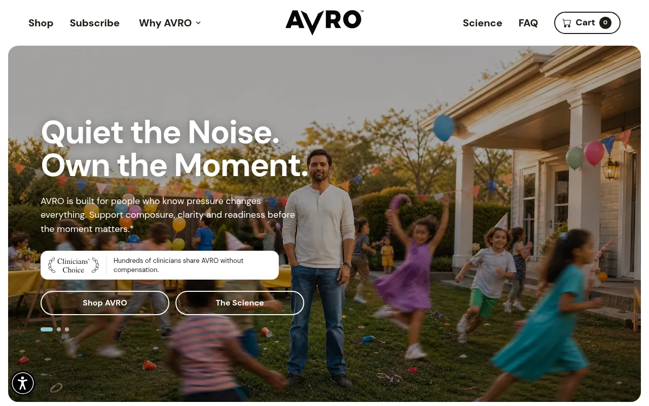 Screenshot of avrolife.com