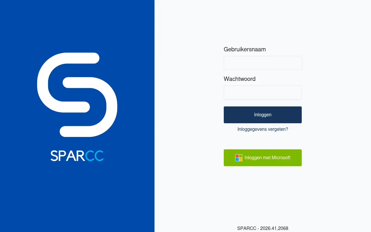 Screenshot of rvo.sparcc.nl