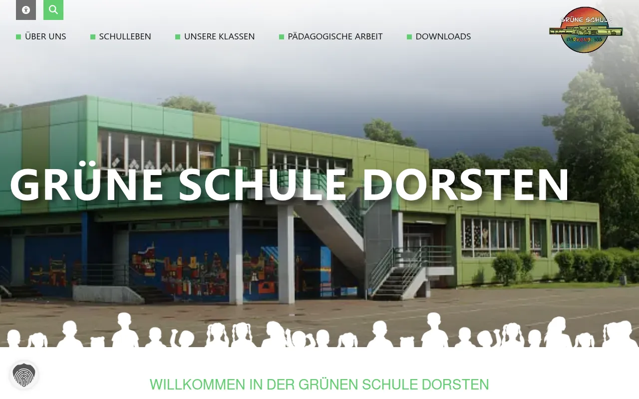 Screenshot of grueneschule-dorsten.de