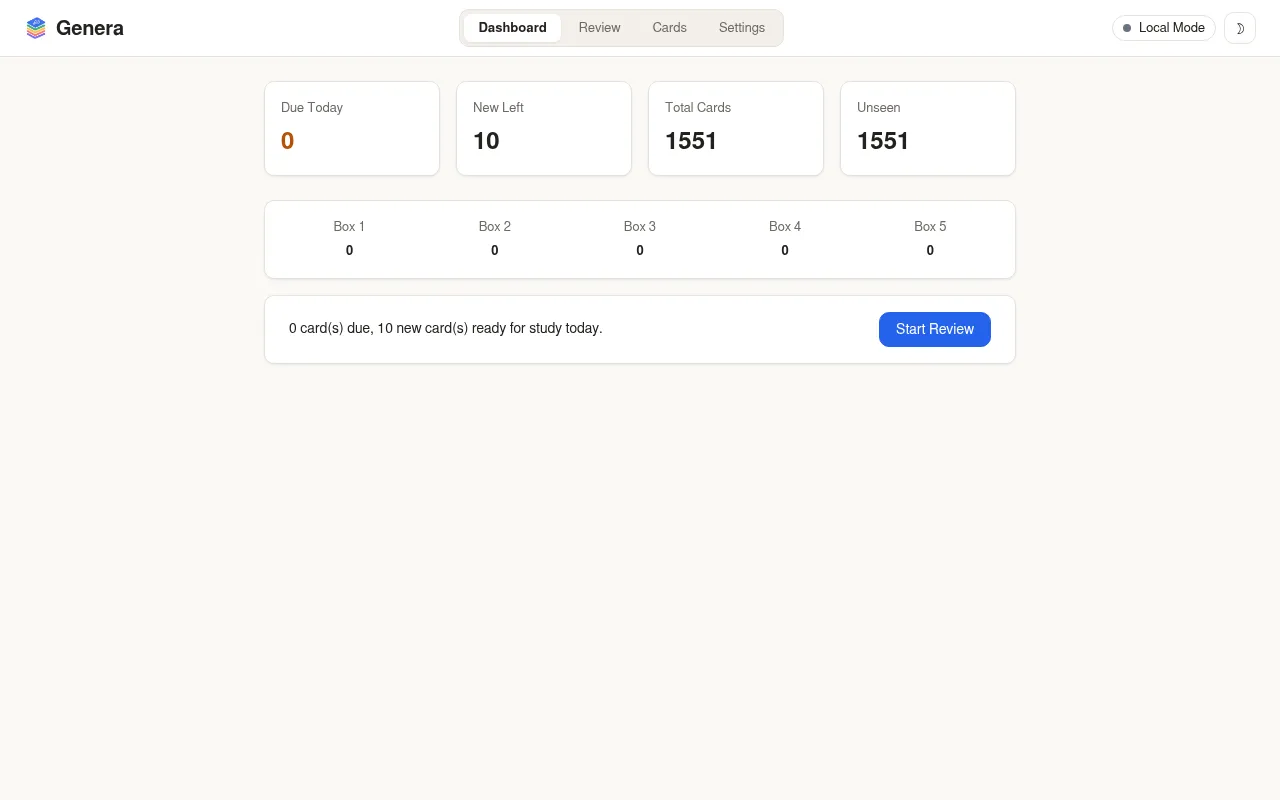 Screenshot of genera-bvzb.onrender.com