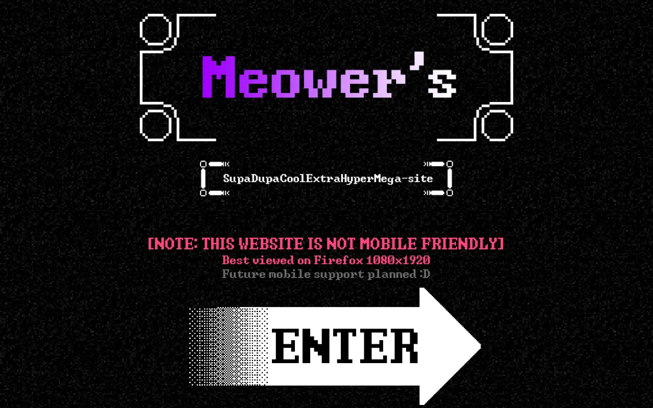 Screenshot of meowers.neocities.org