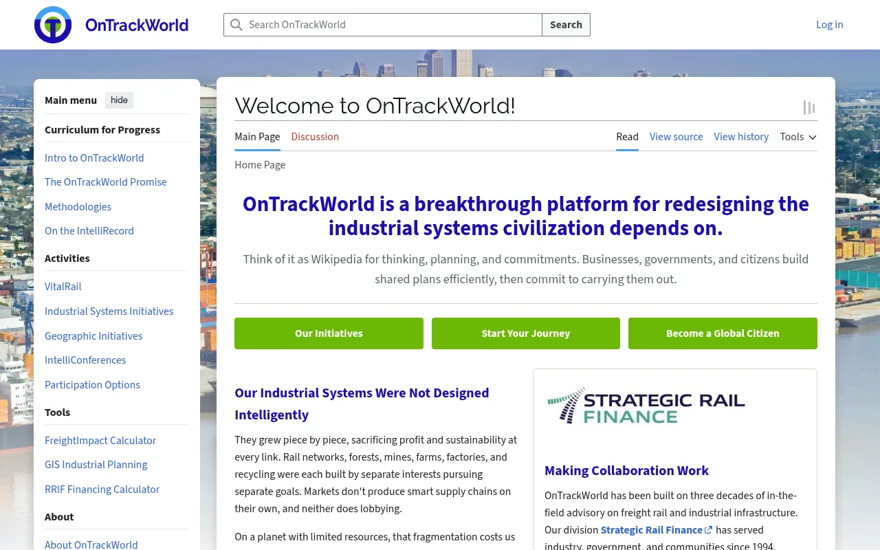 Screenshot of ontrackworld.com