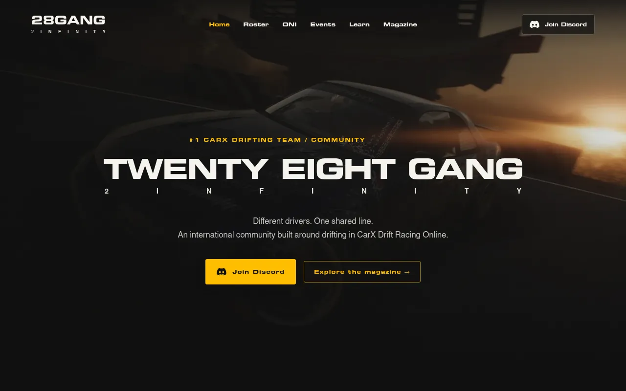 Screenshot of preview.28gang.team