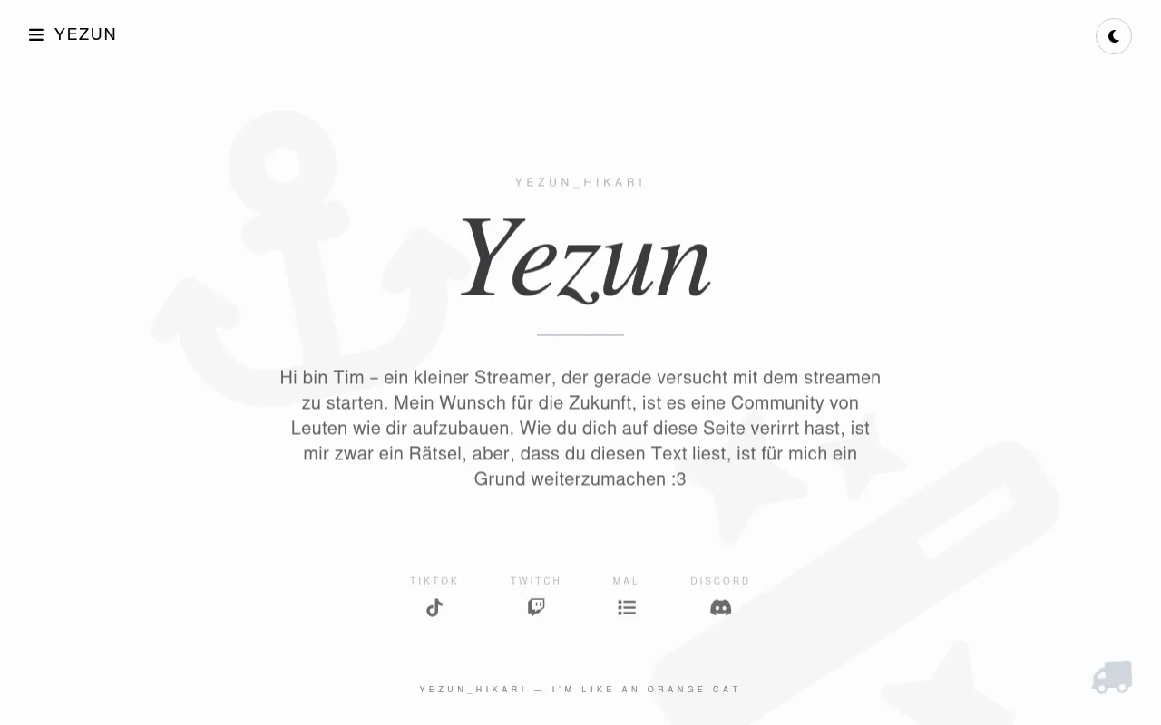 Screenshot of yezun.de