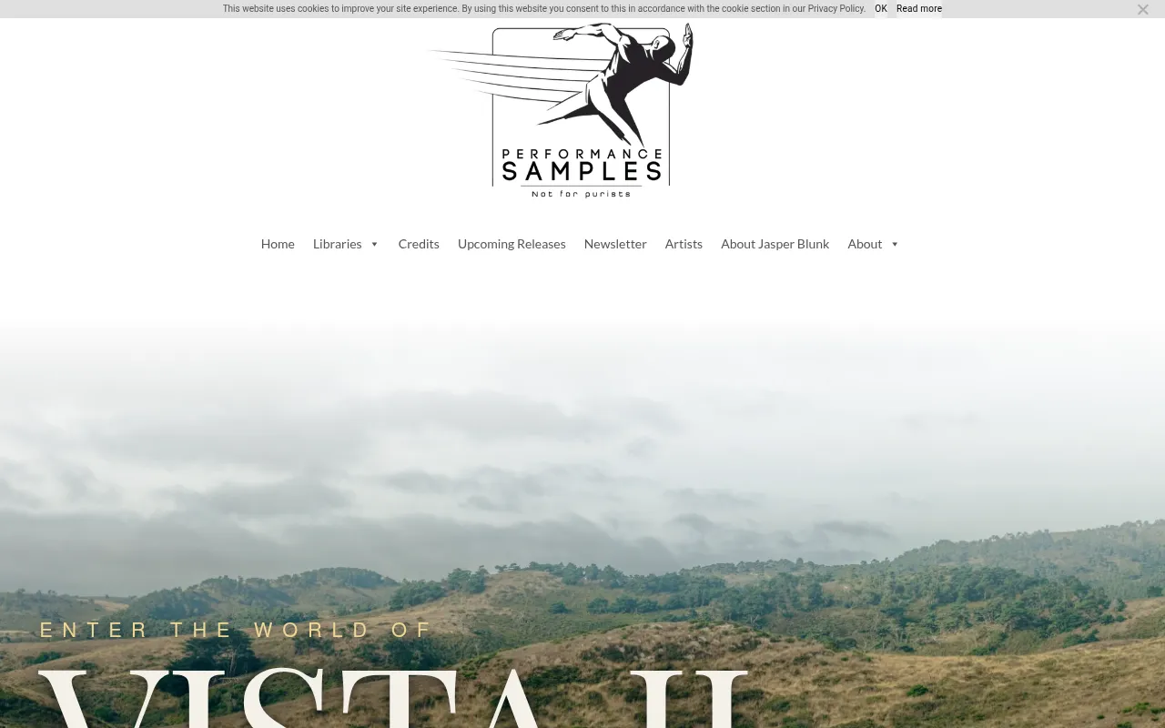 Screenshot of performancesamples.com