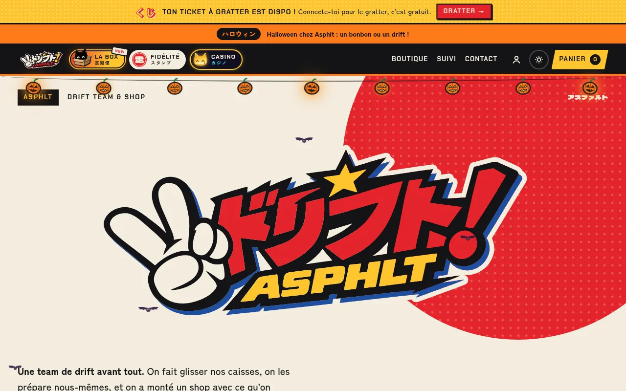 Screenshot of asphlt.fr